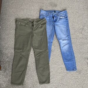 GAP Olive Legging Skimmer Jeans